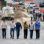 Supervisan avance del 80% en el Circuito Vial Huajuco