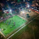 Entrega Carlos Rodríguez “El Cuate” parque renovado y nueva cancha de pasto sintético en la colonia Jardines