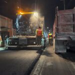 ¡Trabajando de noche por nuestra ciudad!